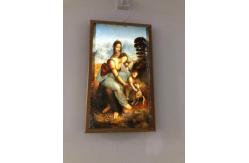 China Wooden Case Smart Digital Picture Frame 89 / 89 Viewing Angle Non Reflect Screen supplier
