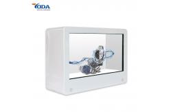 China Interactive LCD Advertising Showcase Clear Transparent LCD Display Smart Window Showcase supplier