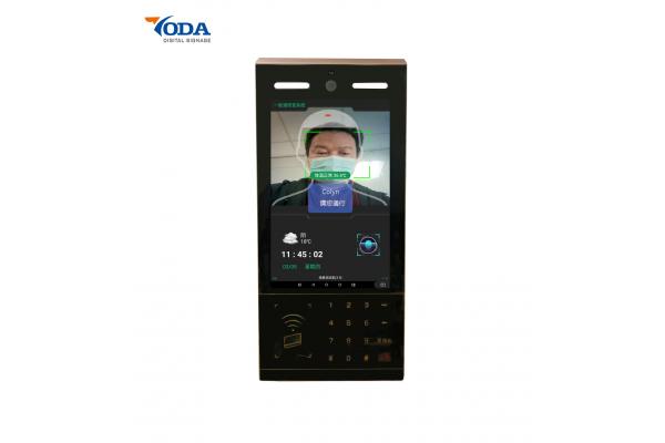 10.1 Inch Multi Function Digital Signage Thermal Human Body Temperature Detection