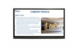 China Active Area1209.6x 680.4mm Brightness 320cd/m2LCD Interactive Touch Screen supplier