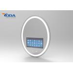 Touch Screen Round Shape Smart Mirror 1280 * 800P Resolution 10 . 1 Inch Smart Mirror for sale
