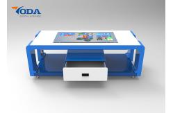 China Advertising  LCD Touch Screen Table With Game Interactive Conference Stand supplier