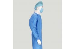 China Level 5 AAMI Disposable Surgical Gowns sterile Rib Cuff Disposable Isolation Gown supplier