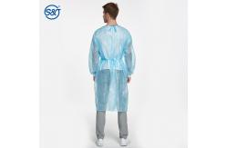 China Knitted Cuff Reusable Isolation Gowns Level 2 Washable Surgical Gowns Dental Good Quality supplier