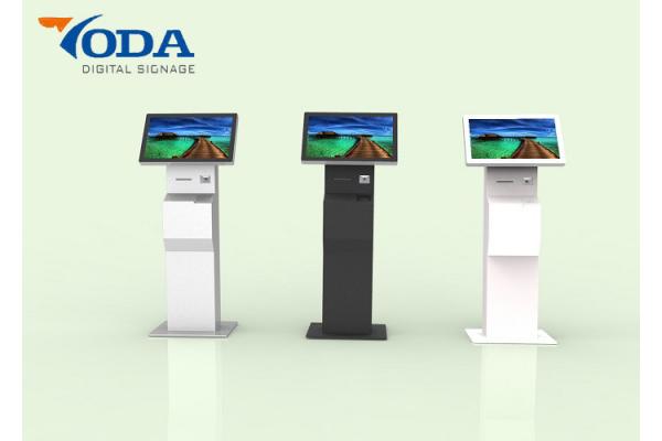 Interactive Touch Screen Digital Signage Kiosk 450cd/m2 Brightness For Mall