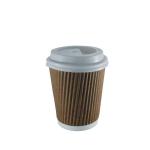 Custom Logo Printed Ripple Wall Paper Cup 4-16oz for sale