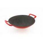 ENAMELED CAST IRON WOK for sale