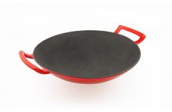 China ENAMELED CAST IRON WOK supplier