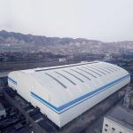 Prefab Steel Space Frame Price Arch Coal Storage Shed Building for sale