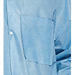 S&J Hospital Uniforms blue SMS disposable non woven Isolation gown for sale