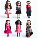 China 18 Full Body Enameled American Doll for sale