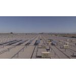 Self Cleaning 45 Degree Automatic 1 Axis Solar Tracker Mounting Structure for sale