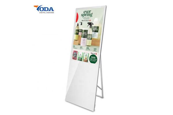 49Inch Portable LCD Digital Display With IR Touch For Travel Agency