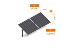 China 10kw 20kw 50kw Solar Tracking System 66m Solar Panel Pole Mount Tracking supplier