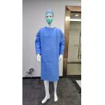 China Rib Cuff Disposable Waterproof Isolation Surgical Gown Aami Level 3 Sterile Surgical Gowns factory