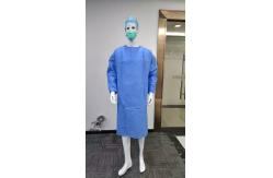 China Level 5 AAMI Disposable Surgical Gowns sterile Rib Cuff Disposable Isolation Gown supplier
