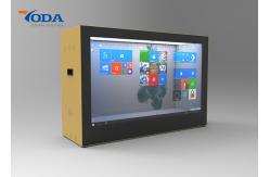 China Windows Transparent LCD Showcase Metal Shell 10 - 90% Working Humidity supplier