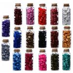 hexagon sealing wax  beads with glass bottle for wedding invitation letter card gift