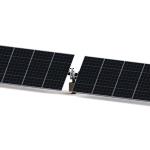 74 M 60 Deg Solar Tracking System Back Tracking Axis Solar Tracker With Worm Gear for sale