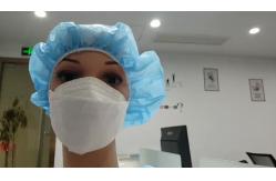 China S&J Bouffant Cap Disposable Non Woven Bouffant Cap Bouffant Surgical Cap supplier