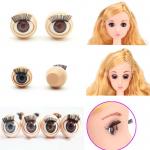 China Handicraft Jewelry Accessories Plasitc Open Close Doll Eyes Movable Doll Eyes for sale