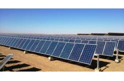 China Self Cleaning 45 Degree Automatic 1 Axis Solar Tracker Mounting Structure supplier