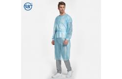 China Knitted Cuff Reusable Isolation Gowns Level 2 Washable Surgical Gowns Dental Good Quality supplier