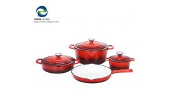 China Enamel Cast Iron Cookware Set supplier