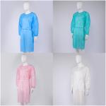 Nonwoven SMS Disposable Isolation Gown Personal Protective Medical SMS Insolation Gown for sale
