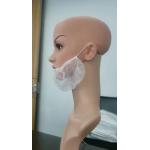 China Manufacturer Disposable PP Nonwoven Beard Cover Beard Protecting Net Beard Guard Covers used in food industry health care factory