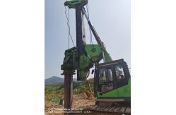 China Diesel Low Headroom 20t Piling Rig 60m 200kNm Rotary Torque 30rpm supplier