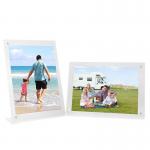 Clear Magnetic Tabletop Photo Frames Lightweight Drop Resistant for sale