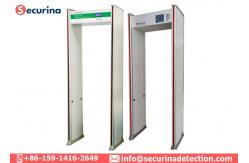 China Multi - Zones Detecting Walk Through Security Detector Weapon Searching 15 Watt supplier