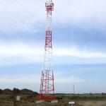 30-60m Self-support Galvanized Steel Telecom BTS Tower or Mast Complied with ICAO for sale
