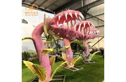 China Realistic Animatronic Piranha Plant Simulation for Plant Park and Exhibition supplier