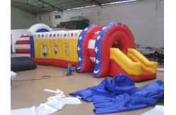 China Inflatable Train Tunnel , Inflatable Chidlren Park Amusement Games supplier