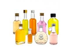 China Wine Decanter Glass Storage Bottles Electroplating Surface Transparent 40ml 50ml supplier