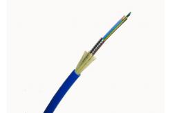 China Indoor Armoured Single mode Fiber Cable with Blue / Grey LSZH Jacket supplier