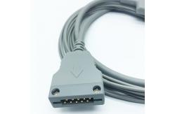 China Reusable Beneware Snap Holter ECG Cable For Portable Monitor supplier