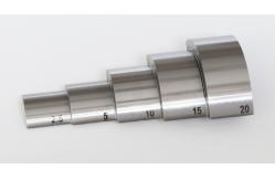 China 90° Curved 5 - Step NDT Calibration Blocks  Pipe Thikness Test Block Calibration Certificate supplier