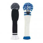 China Knitting Golf Knit Headcover For Golf Driver Fairway Wood Head Cover manufacturer