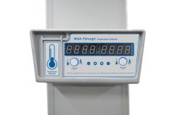 China Quick Test Contactless Walk Through Metal Detector With Temperature Sensor supplier