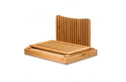 China Supply Bamboo Bread Slicing Machine with Multifunctional Design 34cm x 24cm x 21cm supplier