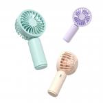 Mini Handheld Fan 300mAh Battery 1H Battery Life Supports 1.5H Type-C Charging Switch Located On The Back Pink Blue Purple for sale