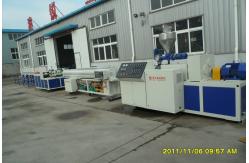 China Full Automatic PVC Plastic Pipe Extrusion Line With Simens Motor supplier