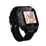 China 650 MAh Elderly 4g Senior GPS Tracker Watches Black The Children for sale