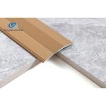 Anodized Aluminium Floor Edge Trim , 160Mpa Floor Threshold Strip Aluminium