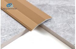 China Anodized Aluminium Floor Edge Trim , 160Mpa Floor Threshold Strip Aluminium supplier