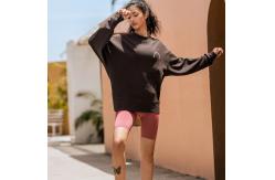 China Crew Neck Plain Pullover Sweatshirt Oversized Solid Long Hoodies supplier