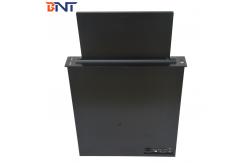 China Multi - Control Way Motorized Monitor Lift With Brushed Aluminum Alloy Panel supplier